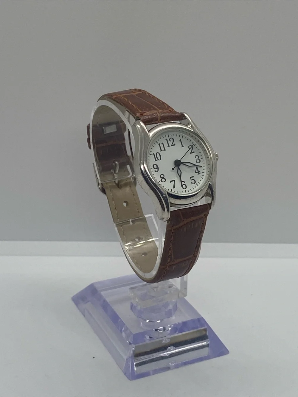 Classic Brown Leather Strap Women’s Watch